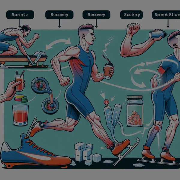 Quelles sont les méthodes pour optimiser la récupération après une séance de sprint pour les patineurs de vitesse?