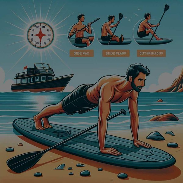 Quels sont les exercices de gainage latéral les plus efficaces pour les pratiquants de stand up paddle?